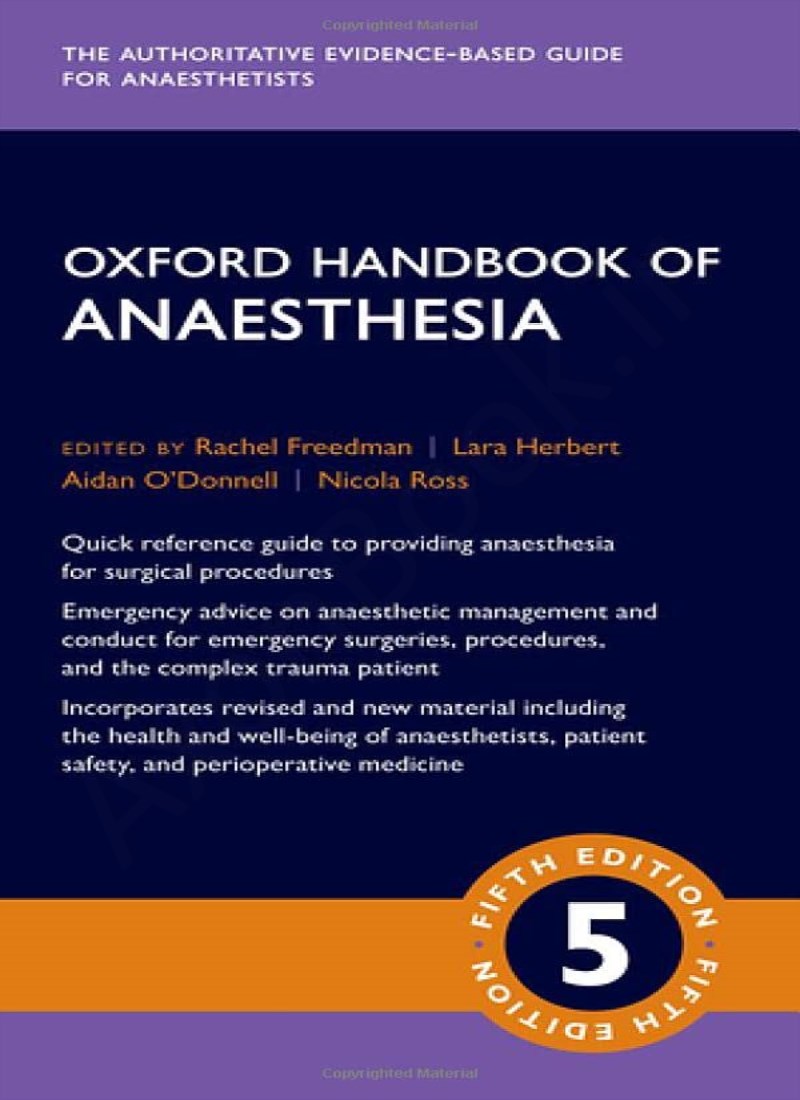 Oxford Handbook of Anaesthesia main 1 1